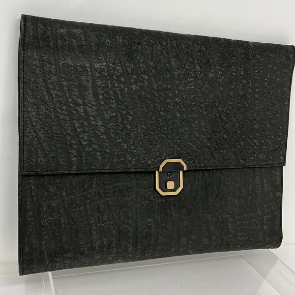 Ricardo Vintage 13.25” Buffalo Leather Portfolio Trifold Case - Picture 1 of 14